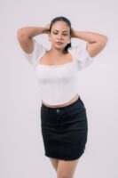 White Top Print