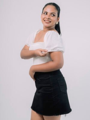 White Top Print