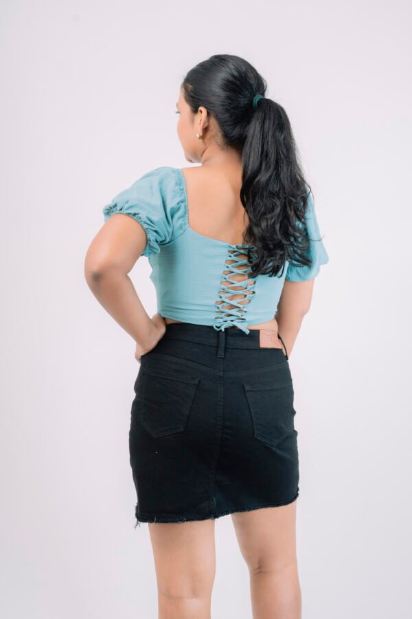 Green Top Print