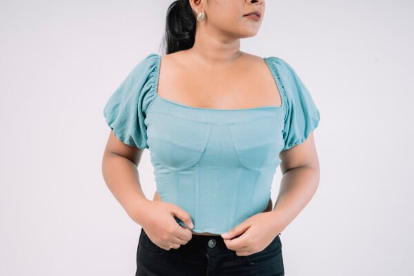 Green Top Print
