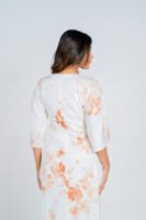 Printed Batwing Sleeve Dress